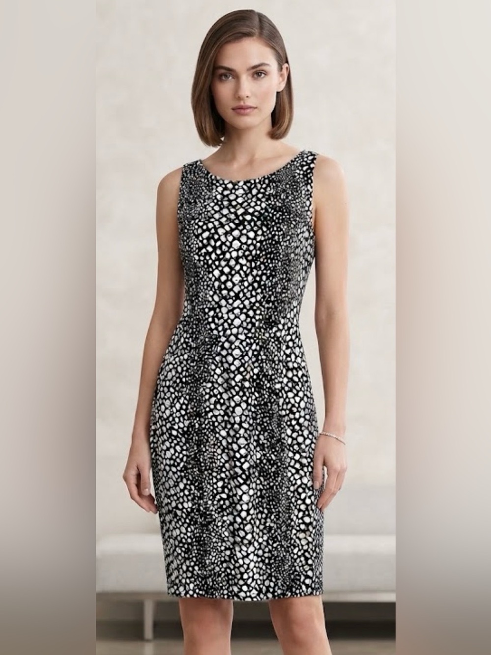 NWT - Tart Collection Modal Snakeskin Print Midi Dress
